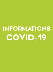 bandeau informations covid 19 vert