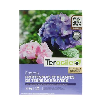 Engrais hortensias et plantes de terre de bruyère UAB teragile