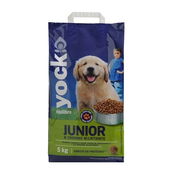 croquettes pour chien junior yock