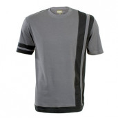 tee-shirt fortec gris et noir
